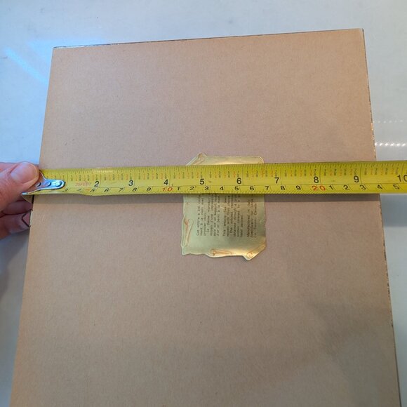 Vintage Italian photo in small town picture made with gold leaf, hand painted - Picture 8 of 8